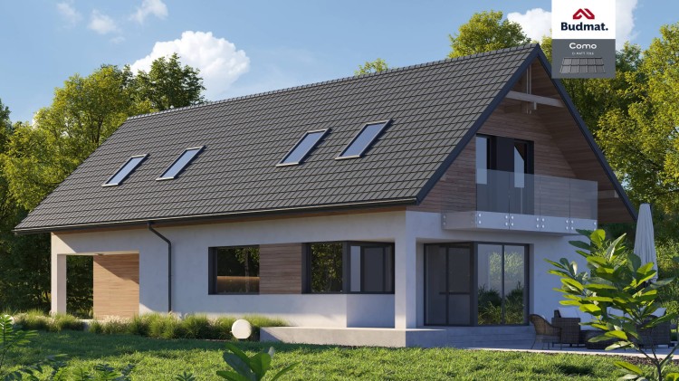 Blachodachówka modułowa BudMat COMO - realizacja