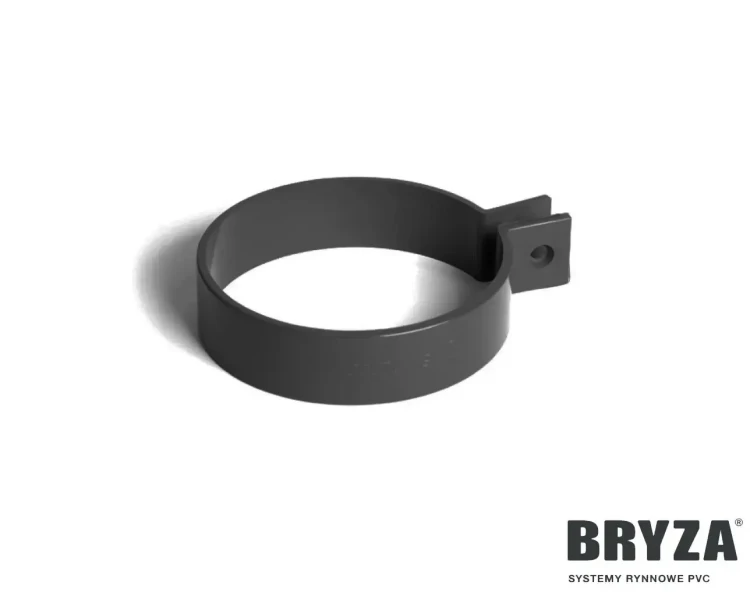 Bryza obejma rury spustowej PVC - grafit