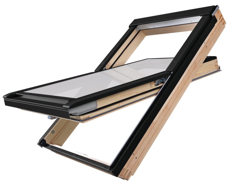 Okno dachowe FAKRO FTP-X U41 RAL 9005