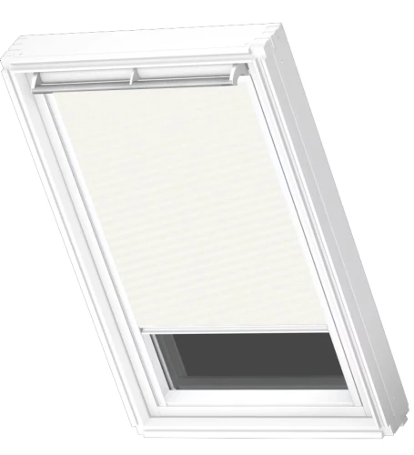 Roleta VELUX DKL 1025 SWL - białe prowadnice