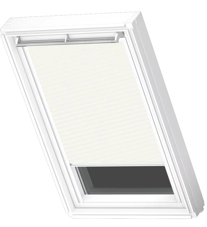 Roleta VELUX DKL 1025 SWL - białe prowadnice