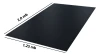 Blacha płaska BudMat SafeMat RAL 9005 foliowana 1,25x 2 mb
