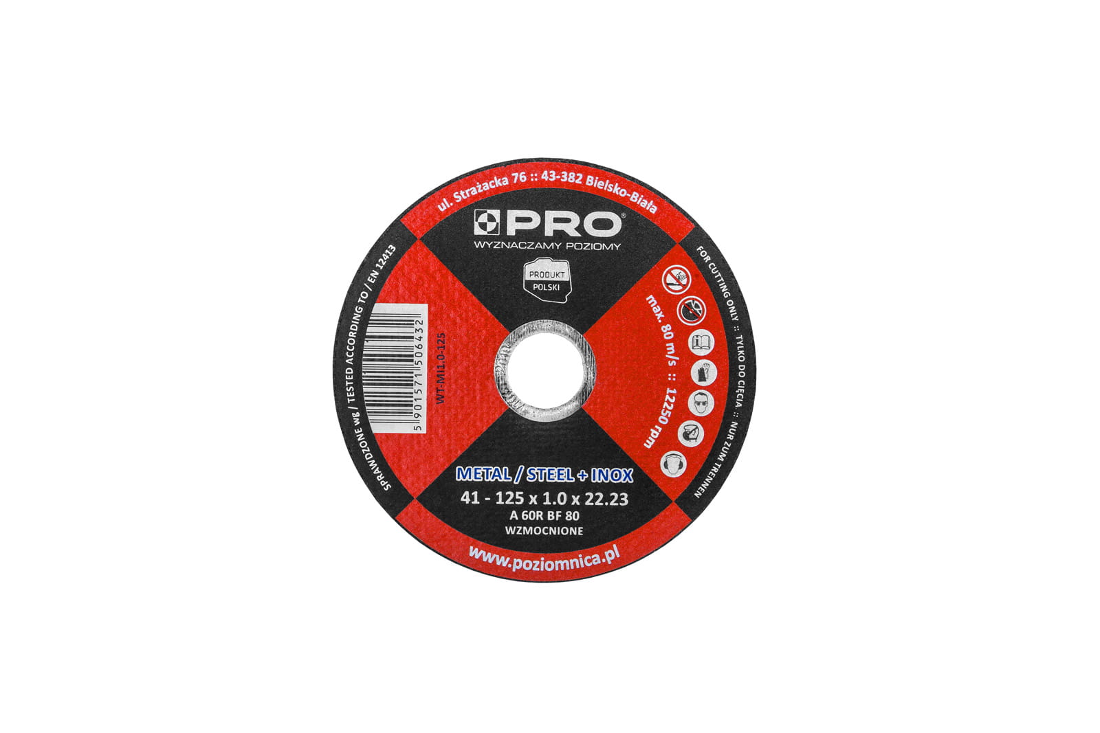 5901571506432_PRO-WT006 TARCZA DO METAL-INOX 41-125 x 1.0 x 22.23 WT-MI1.0-125.jpg